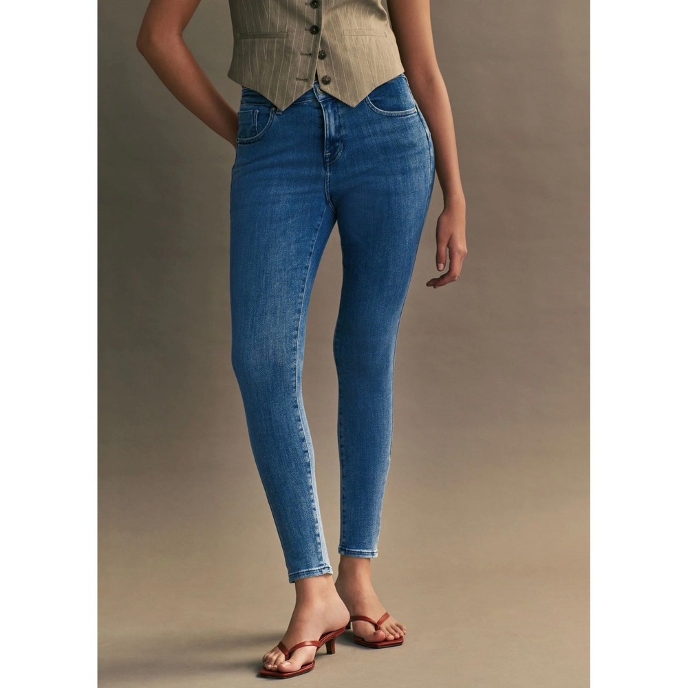 Boden The Mayfair Modern Skinny Jeans Medium Wash Blue Denim Womens‎ US 8L